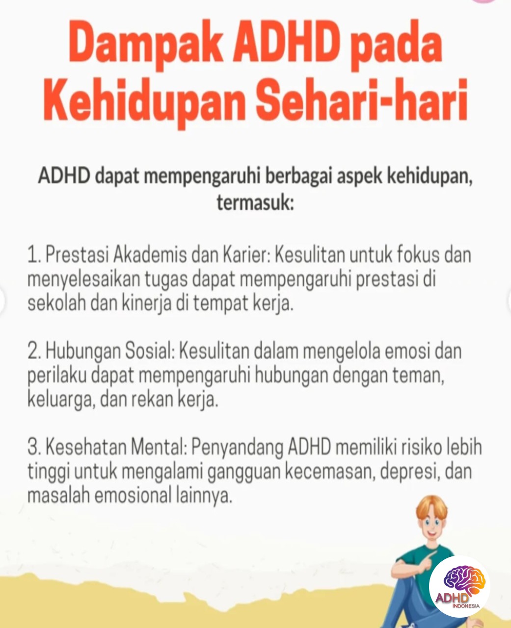 ADHD dan Hubungan Sosial Anak di Lingkungan Sekolah di Kota Kotamobagu